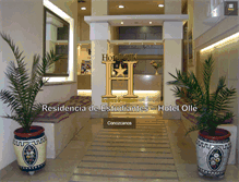 Tablet Screenshot of hotelolle.es